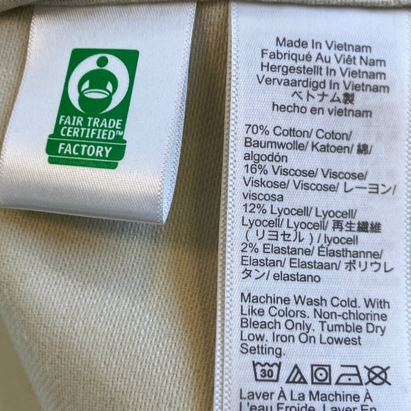 J.Crew Cream Button-Up Shirt Jacket - Picture 9 of 9